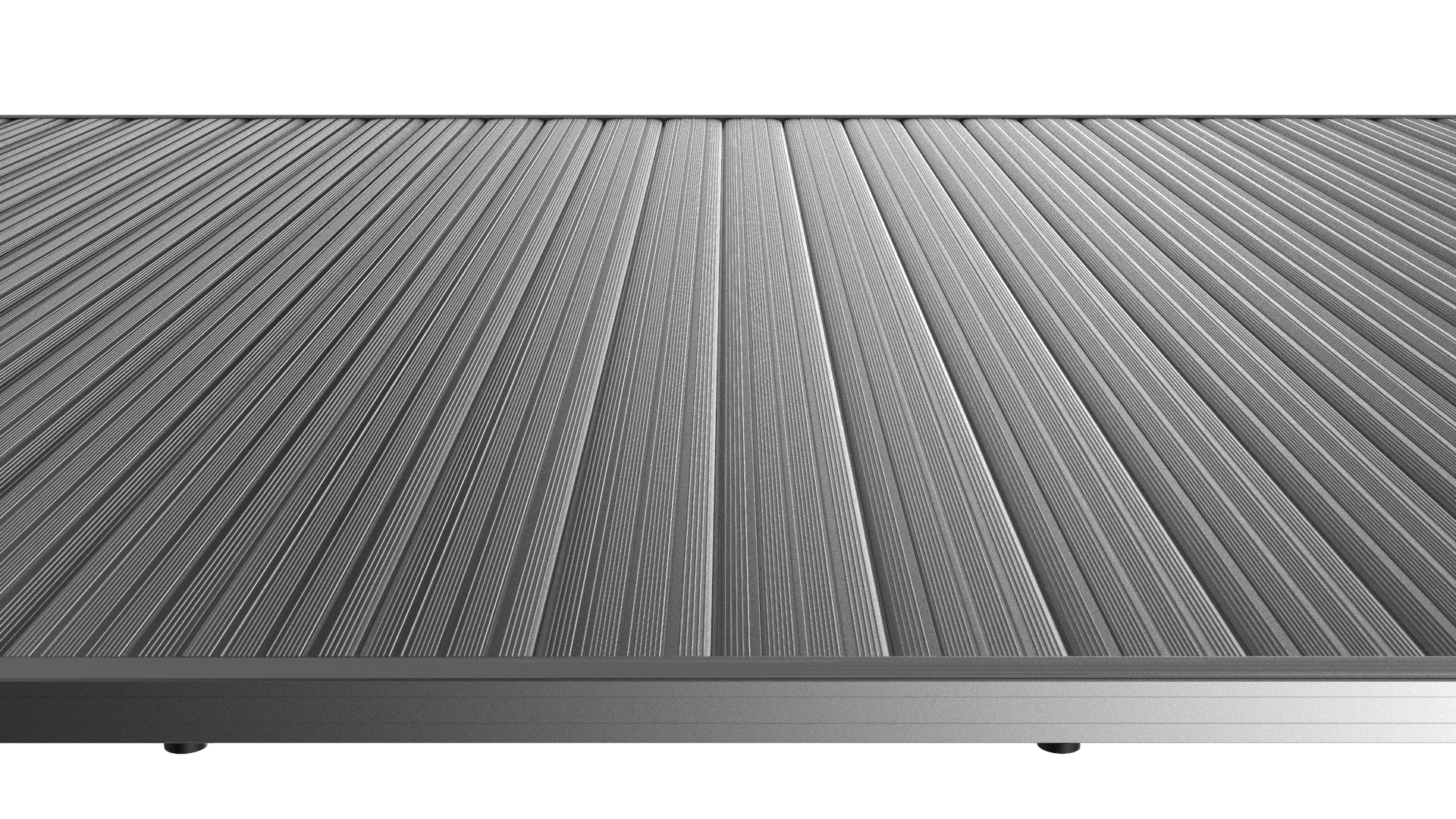 Deck de aluminio ensamblado